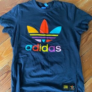 Adidas x Pharrell logo t-shirt- Medium